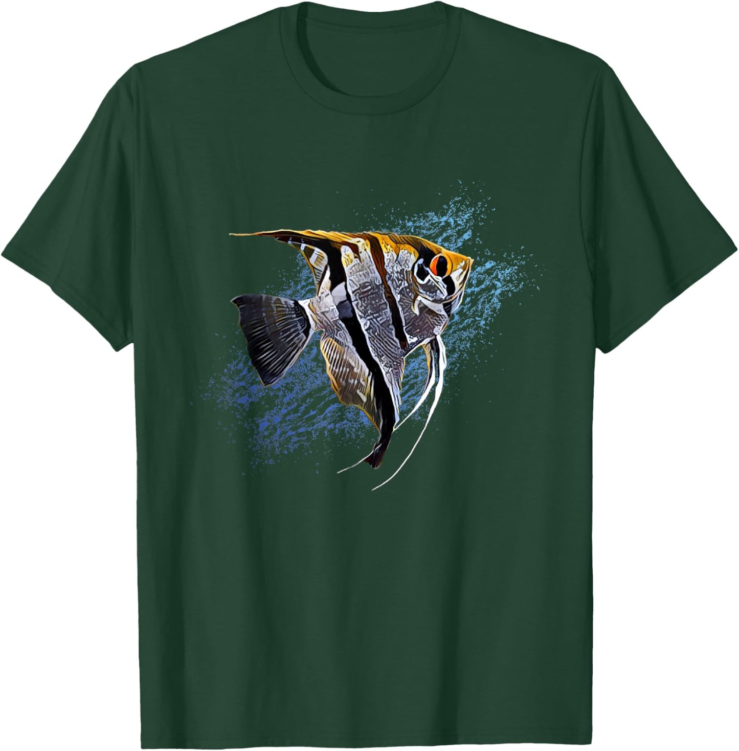 Angelfish Tropical Fish Keeper Cichlid - Fish Fan T-Shirt - T-Shirt | Forest