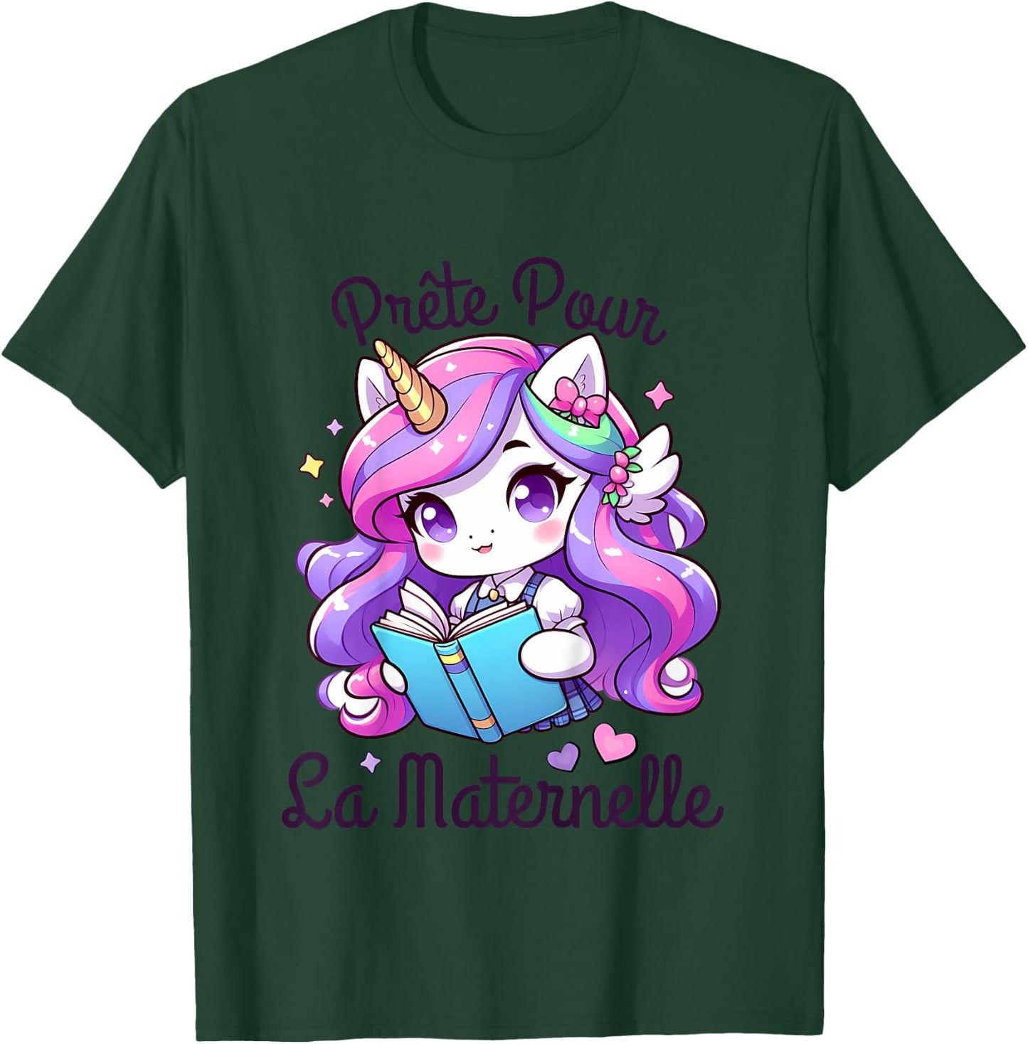 Child Girl Preschool Gift Back to School 2024 , white, 2 T-Shirt - T-Shirt | Forest