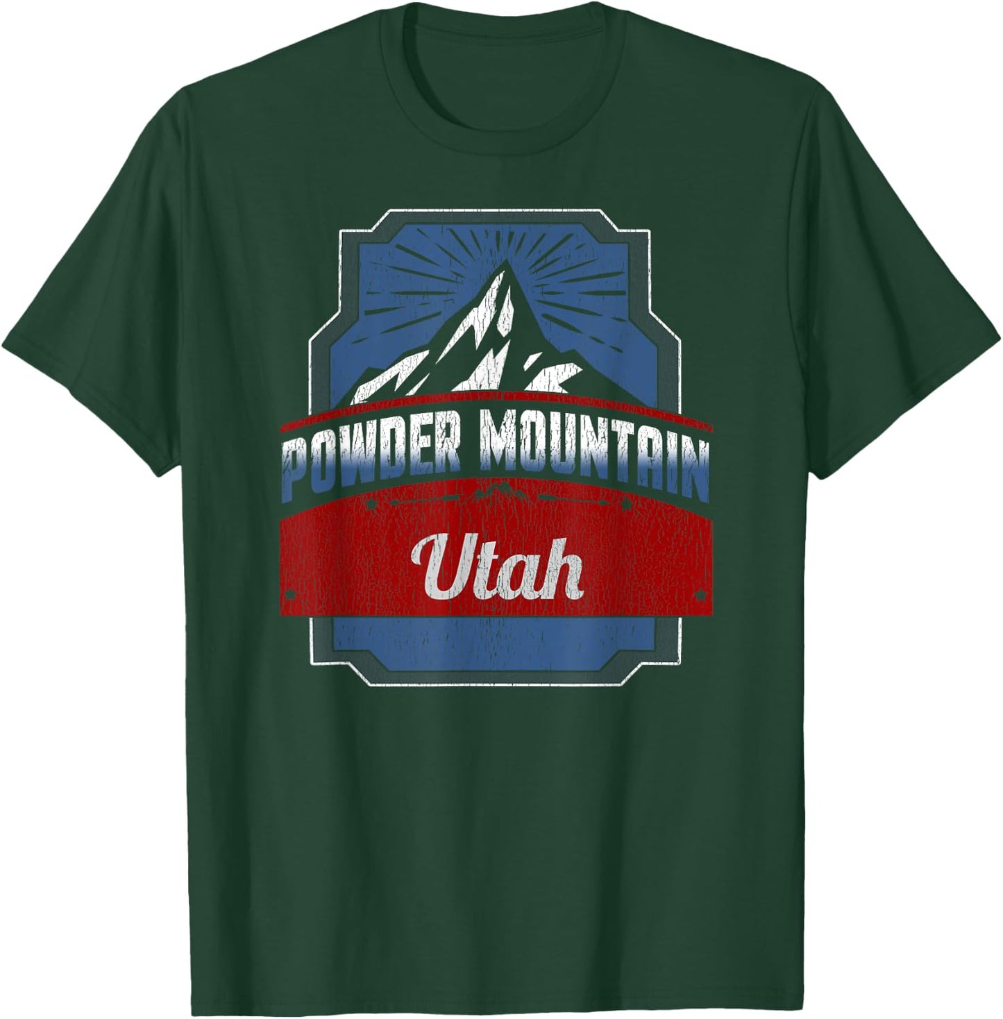 Powder Mountain Utah Ski Trip T-Shirt - T-Shirt | Forest