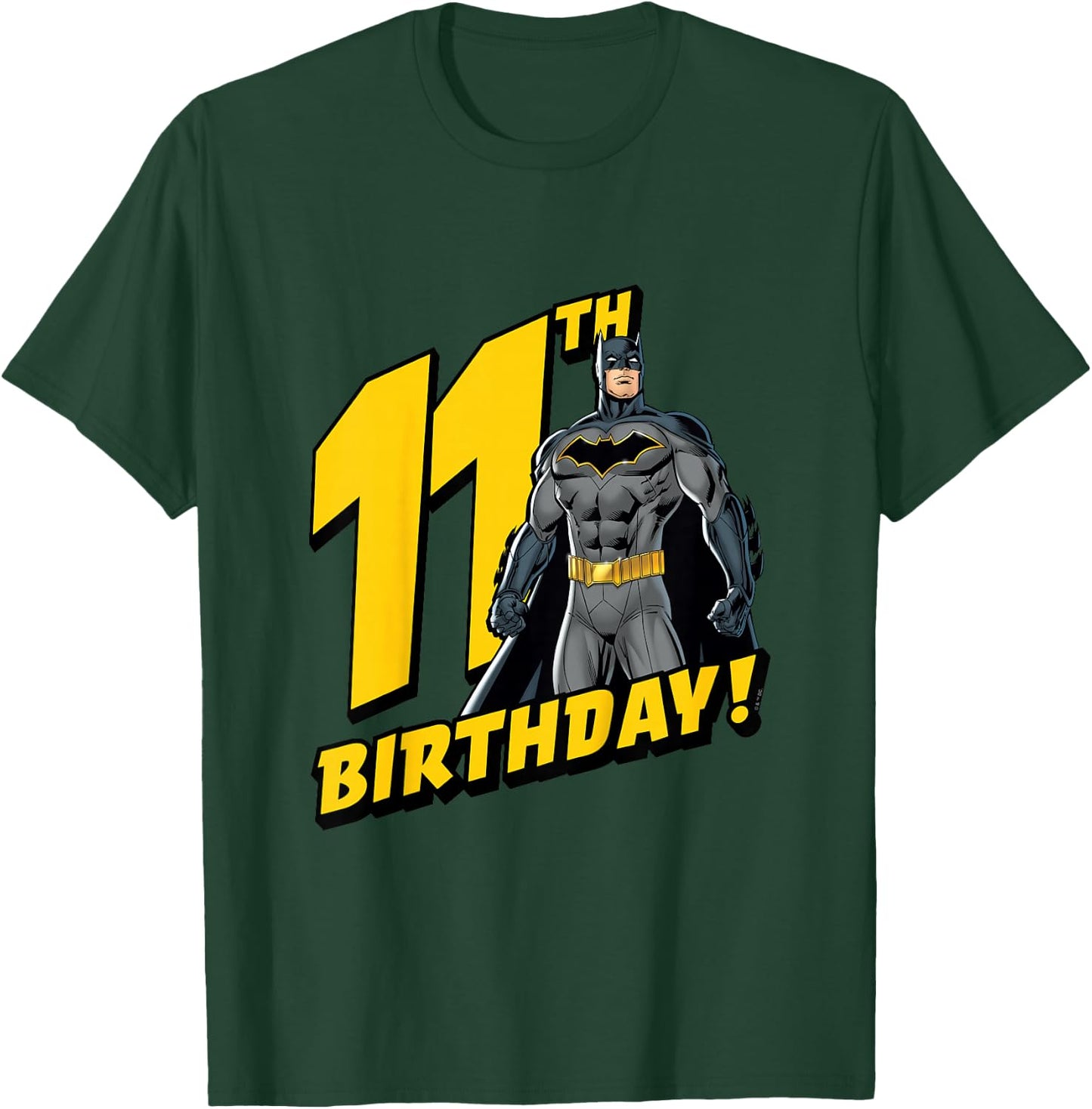 Kids Batman 11th Birthday T-Shirt - T-Shirt | Forest