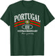 Portugal Lissabon Portugiesischer Fan Retro Vintage T-Shirt - T-Shirt | Forest