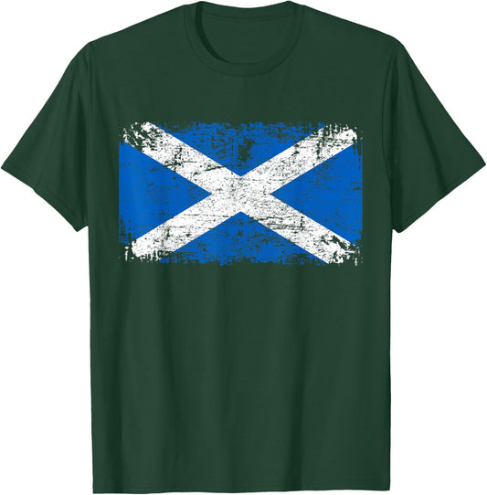 Scotland Flag | Men Women Kids SCOTLAND , Black, S T-Shirt - T-Shirt | Forest