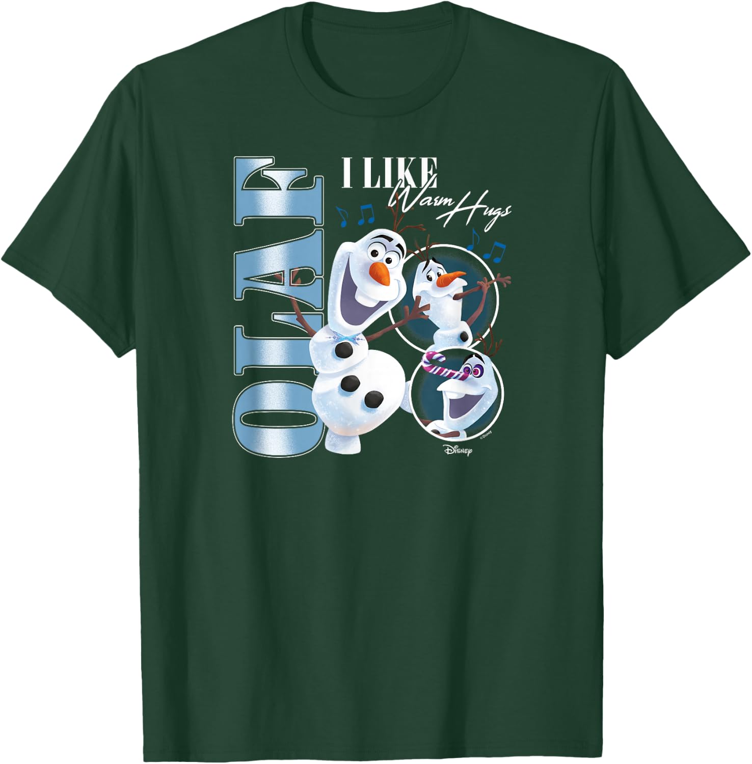 Frozen - Olaf Bootleg I Like Warm Hugs T-Shirt - T-Shirt | Forest