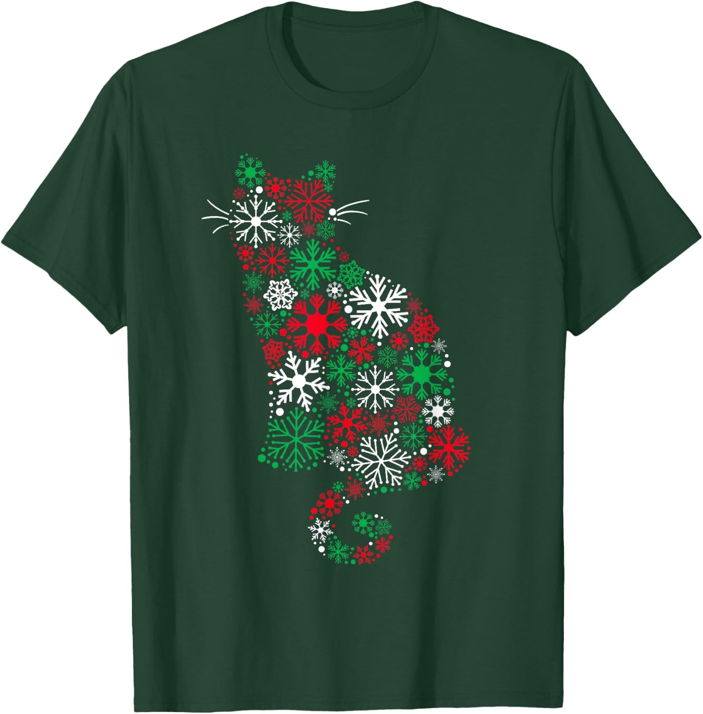 Christmas Cat T-Shirt - T-Shirt | Forest