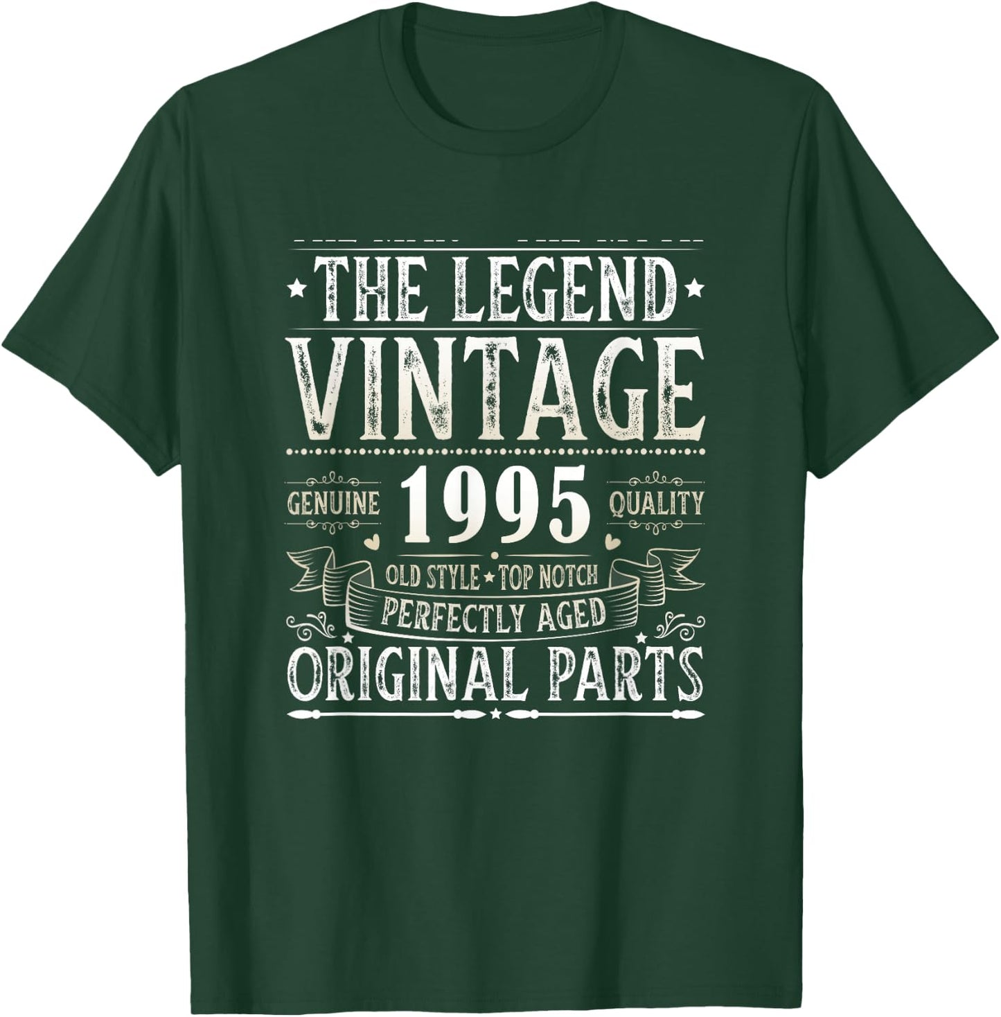 Vintage 1995 T Shirts Retro Funny 1995 Birthday T-Shirt - T-Shirt | Forest