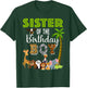 Sister of The Birthday Boy Wild Zoo Theme Safari Party T-Shirt - T-Shirt | Forest