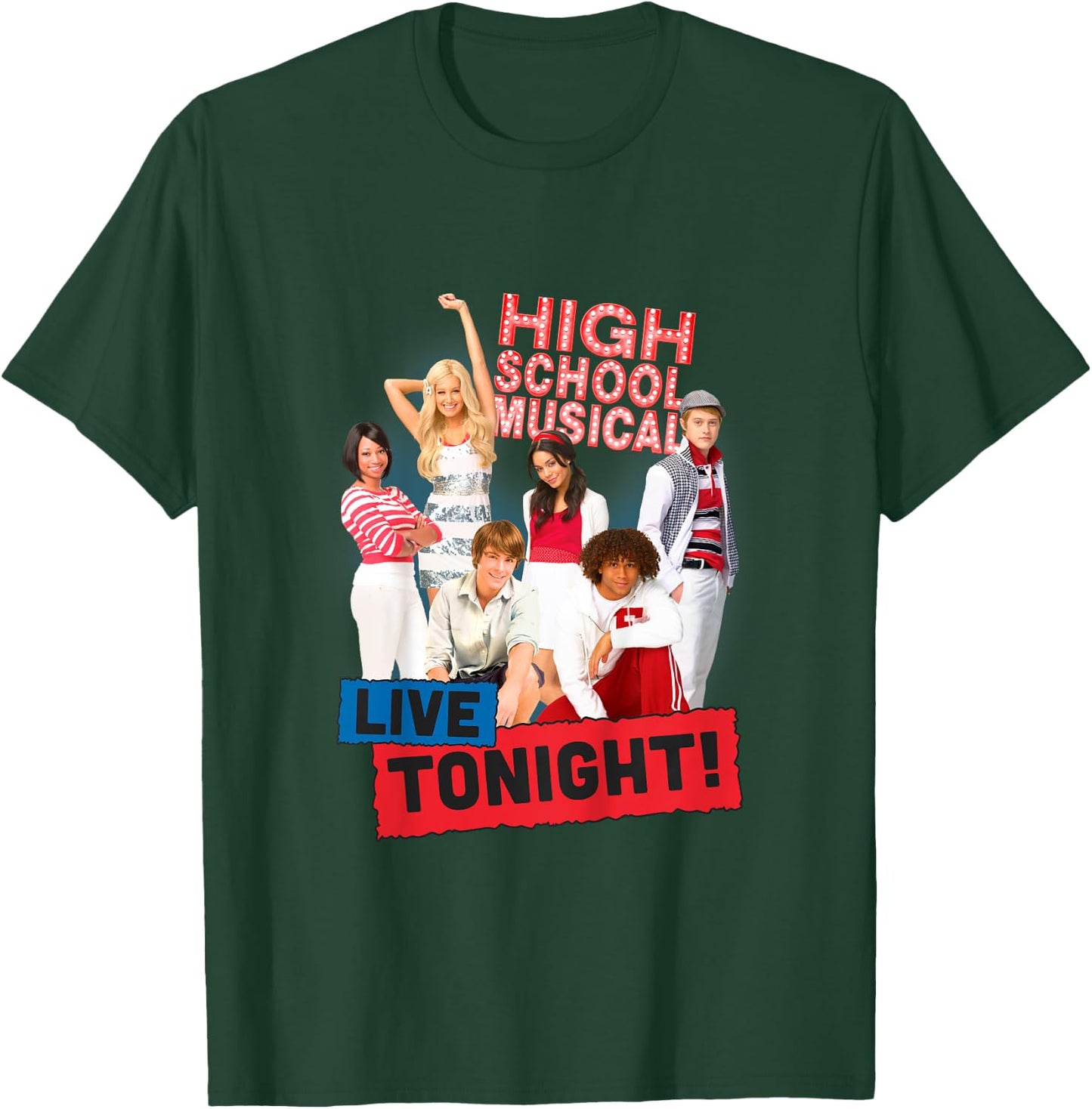 Kids High School Musical Live Tonight T-Shirt - T-Shirt | Forest