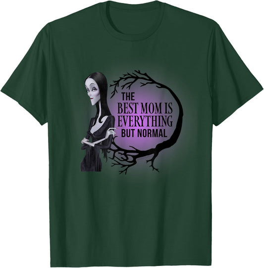 The Addams Family Animated Movies - Mother's Day Morticia , black T-Shirt - T-Shirt | Forest