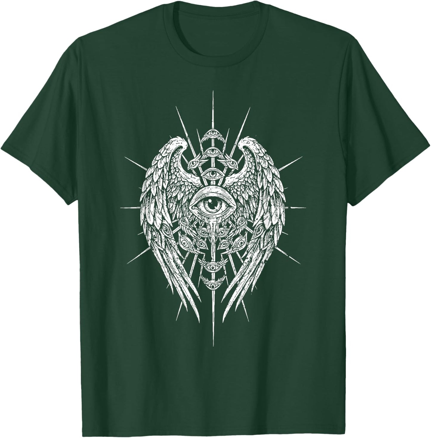 Seraphim Biblischer Engel Sehendes Auge Esoterik Christian T-Shirt - T-Shirt | Forest