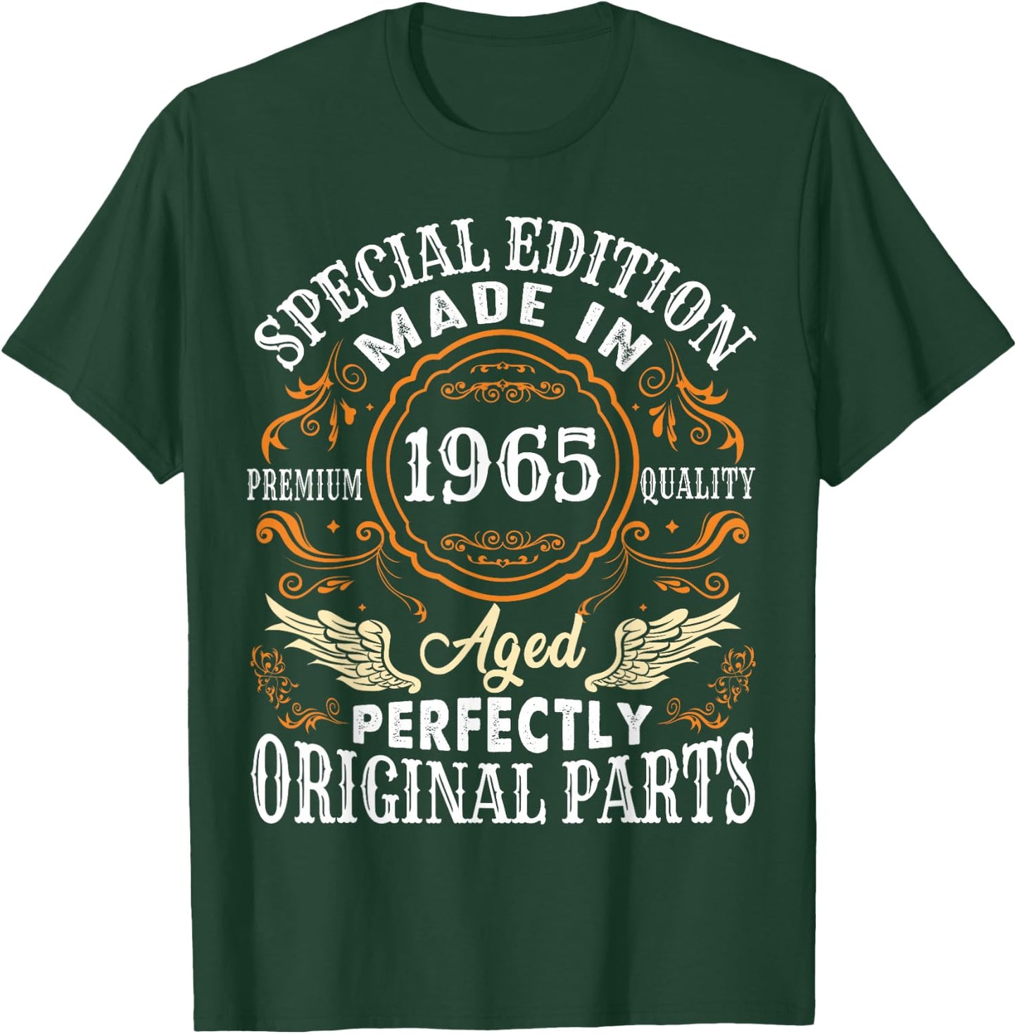 Vintage 1965 60th Birthday 60 Years Old T-Shirt - T-Shirt | Forest