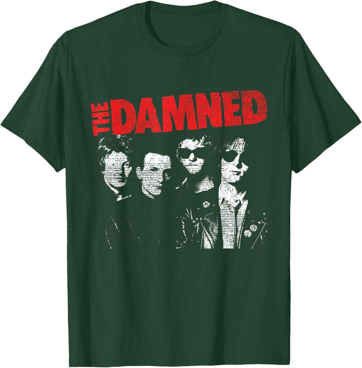 The Damned Classic Portrait T-Shirt - T-Shirt | Forest