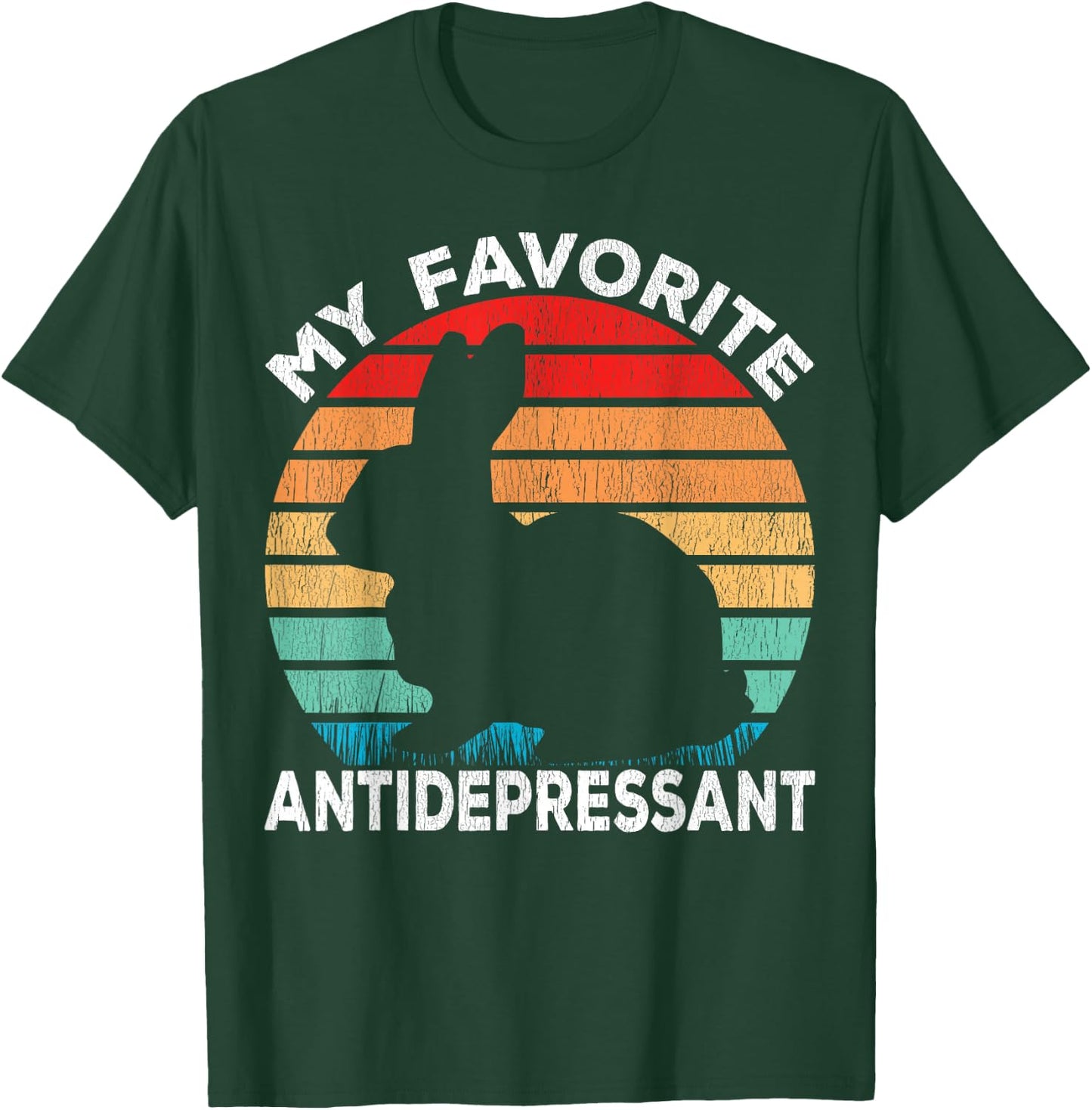 Bunny Antidepressant - Bunny Lover Funny T-Shirt - T-Shirt | Forest