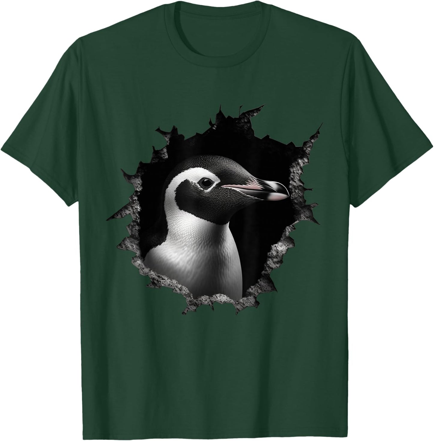Penguin Wall - Animals Penguin T-Shirt - T-Shirt | Forest