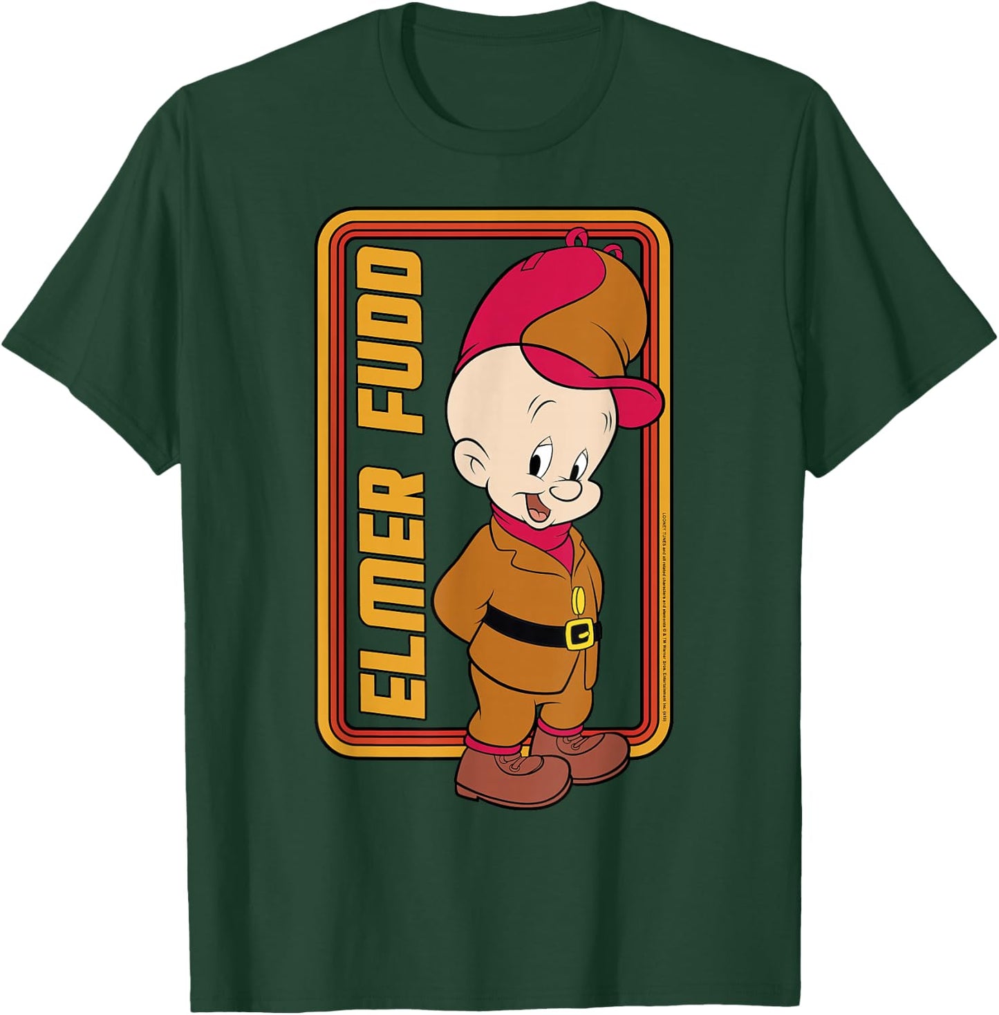 Looney Tunes Elmer Fudd Framed Portrait T-Shirt - T-Shirt | Forest