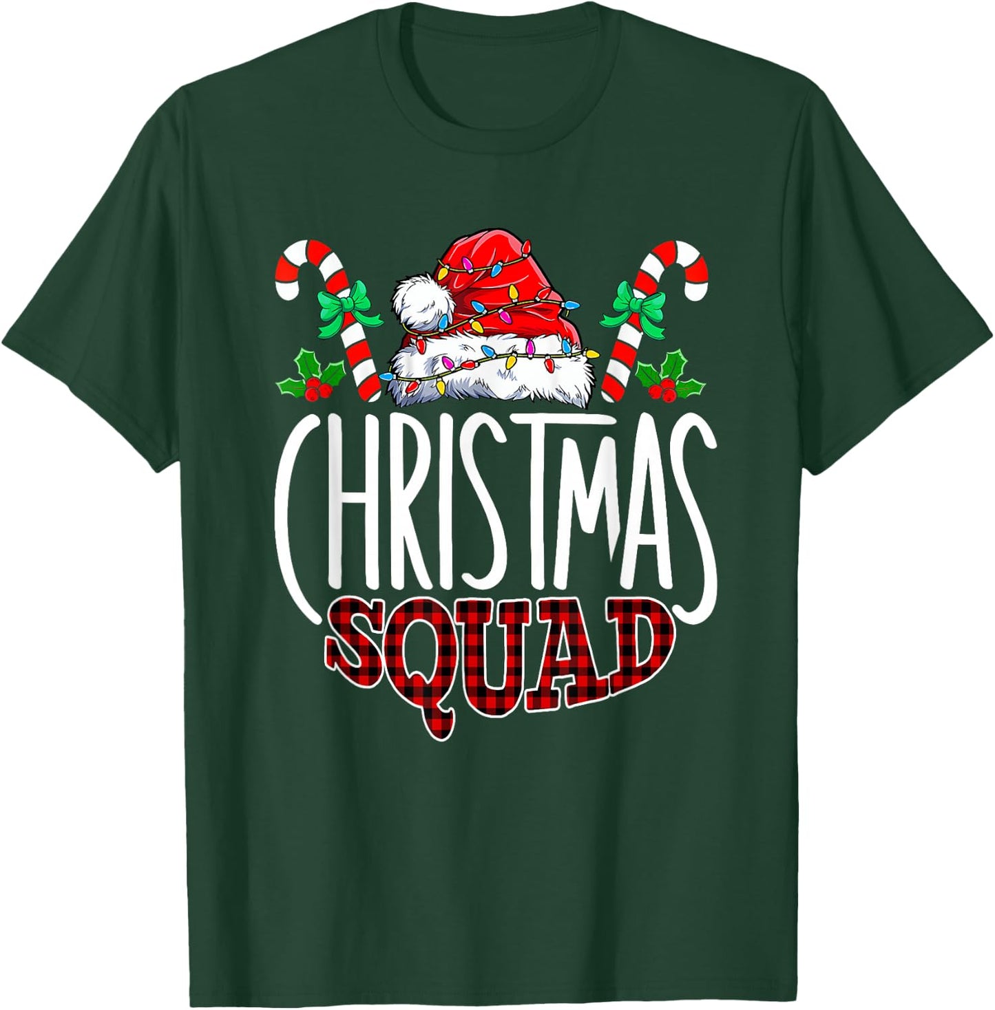 Christmas Squad Family Group Matching Christmas Pajama Party T-Shirt - T-Shirt | Forest