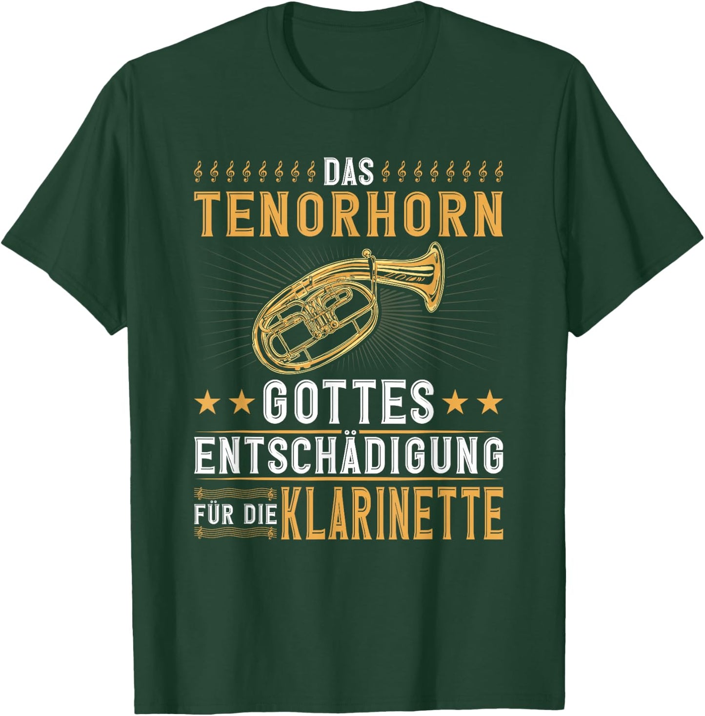 Tenorhorn Entschädigung, Blasmusik Festival Tenorhorn , black T-Shirt - T-Shirt | Forest