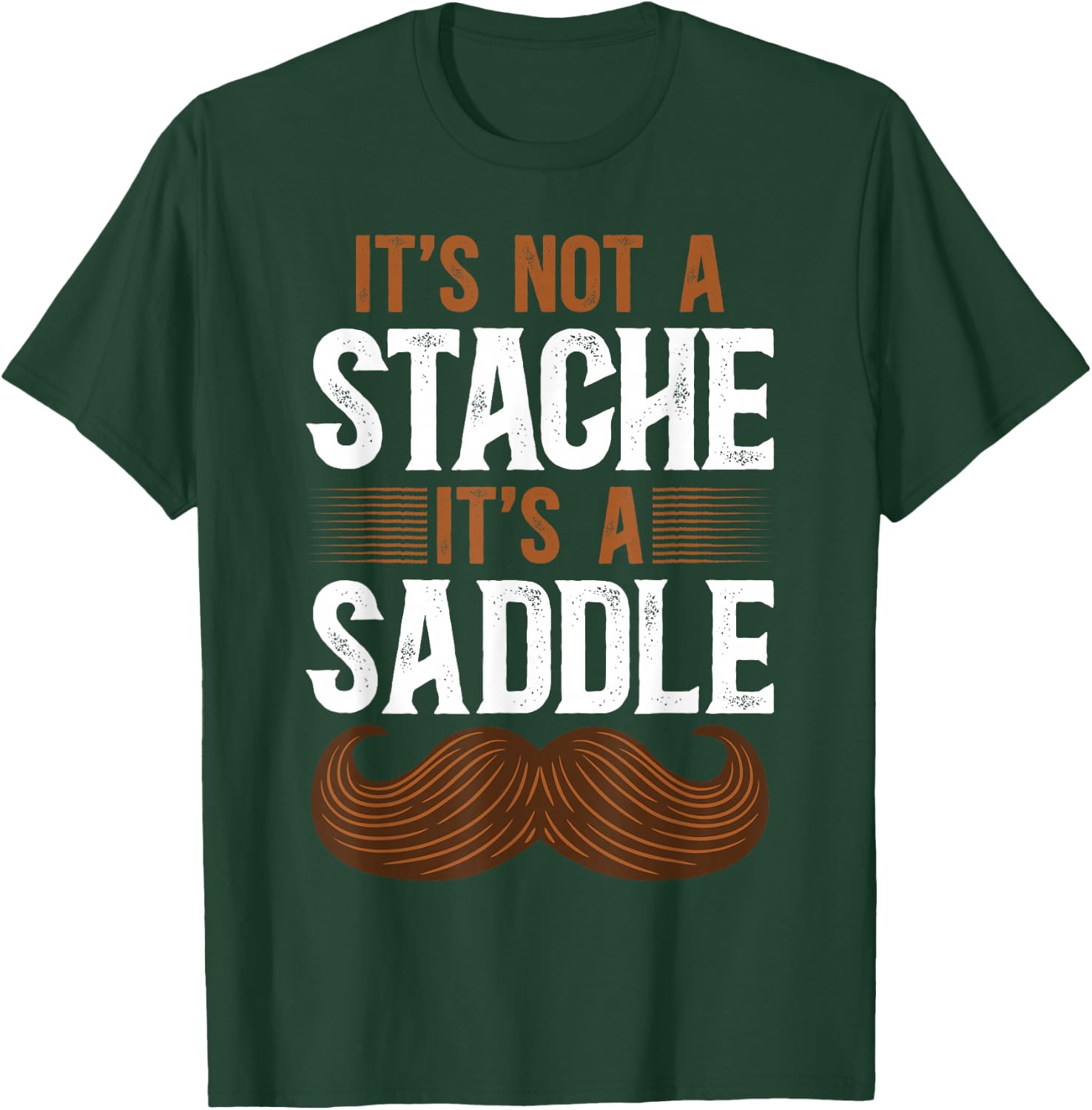 Funny Beard Sarcasm Stache Humor Mustache T-Shirt - T-Shirt | Forest