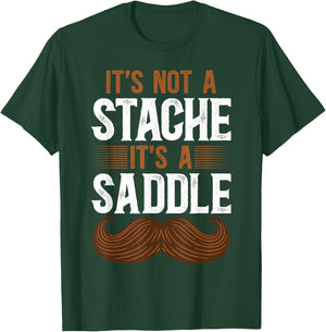 Funny Beard Sarcasm Stache Humor Mustache T-Shirt - T-Shirt | Forest