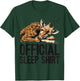 Giraffe Sleeping Funny Official Sleep T-Shirt - T-Shirt | Forest
