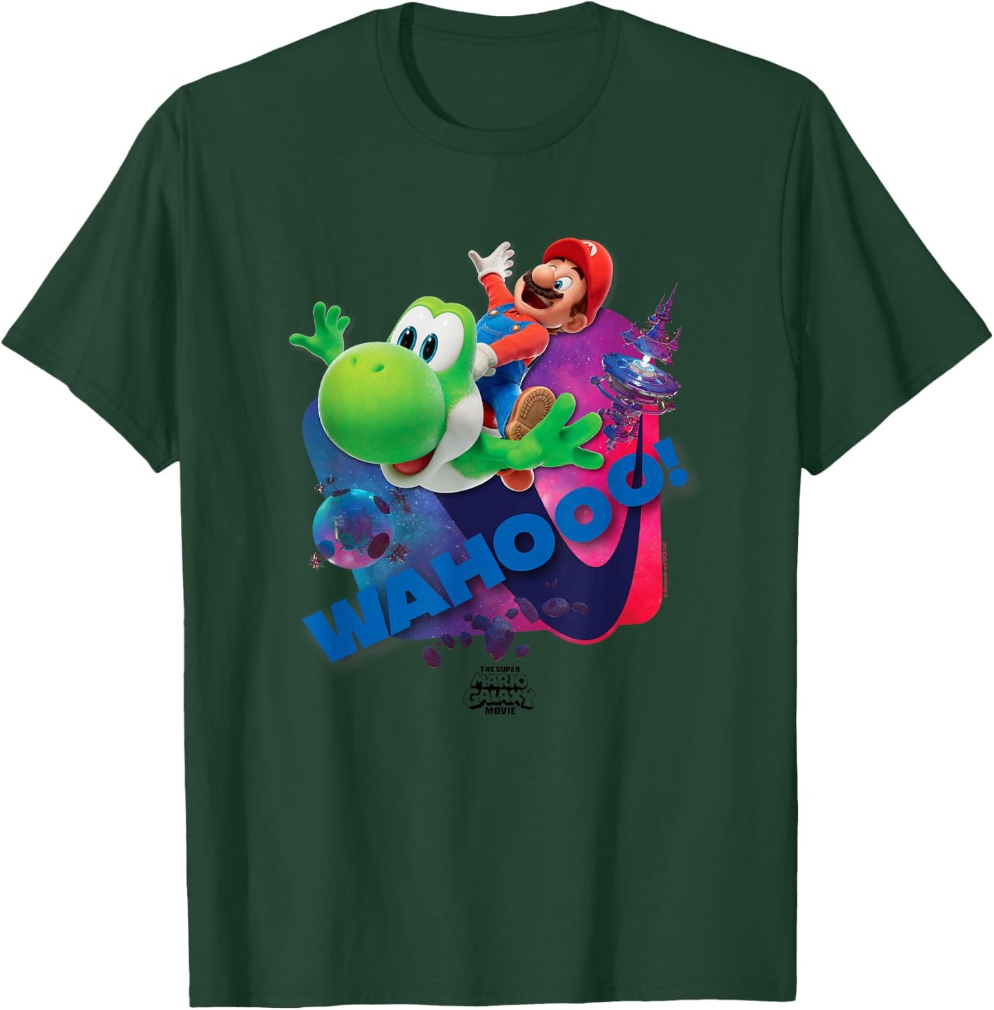 The Super Mario Galaxy Movie Wahoo Star Ride T-Shirt - T-Shirt | Forest