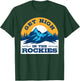 Rocky Mountain Weed Shirt Get High in The Rockies Colorado T-Shirt - T-Shirt | Forest