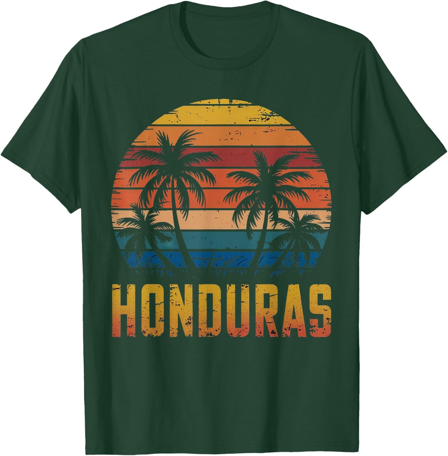 Family Vacation Honduras Souvenirs Honduras Roatan Beach T-Shirt - T-Shirt | Forest