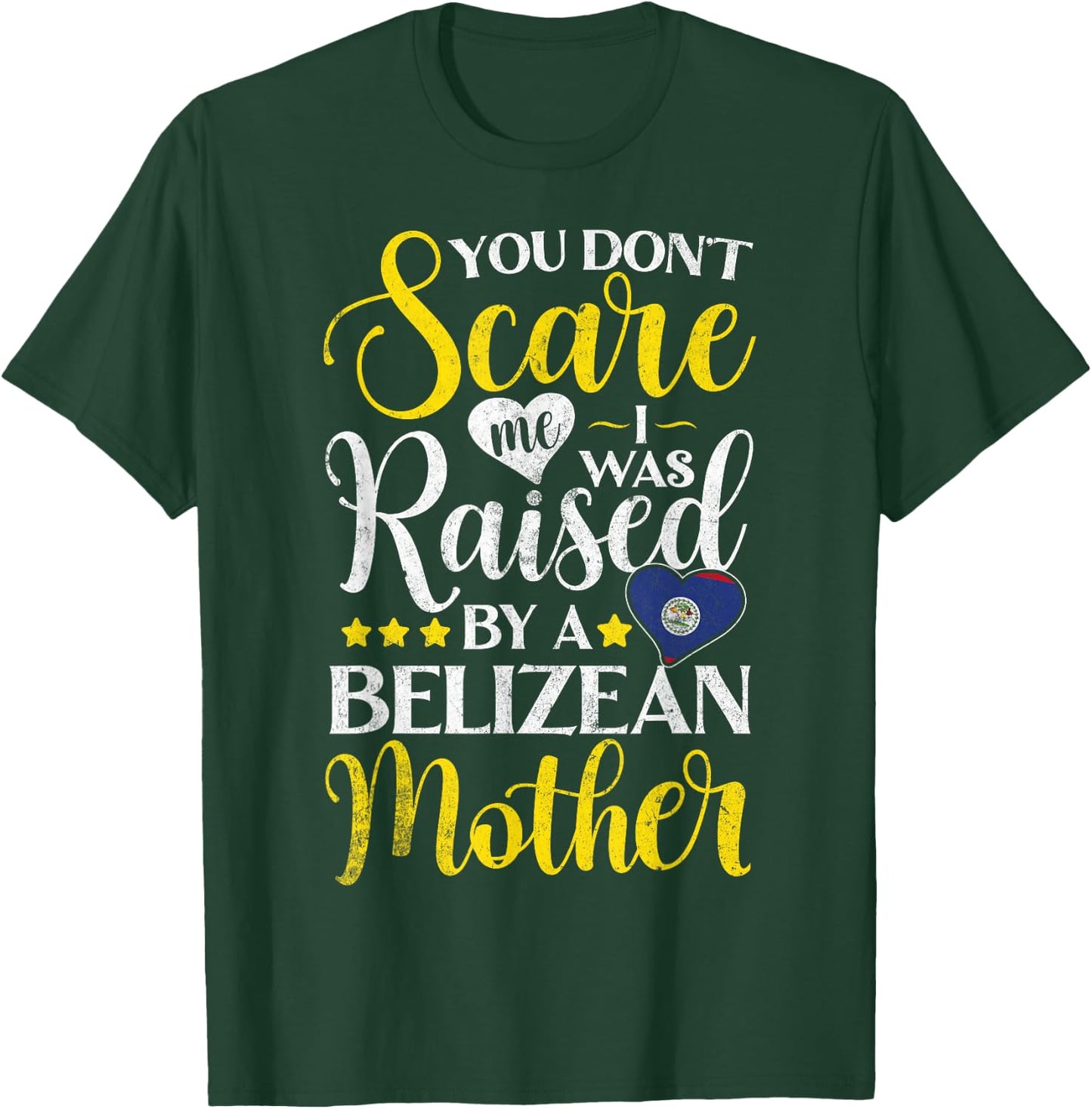 Belize Flag Souvenirs for Belizeans Men & Women T-Shirt - T-Shirt | Forest