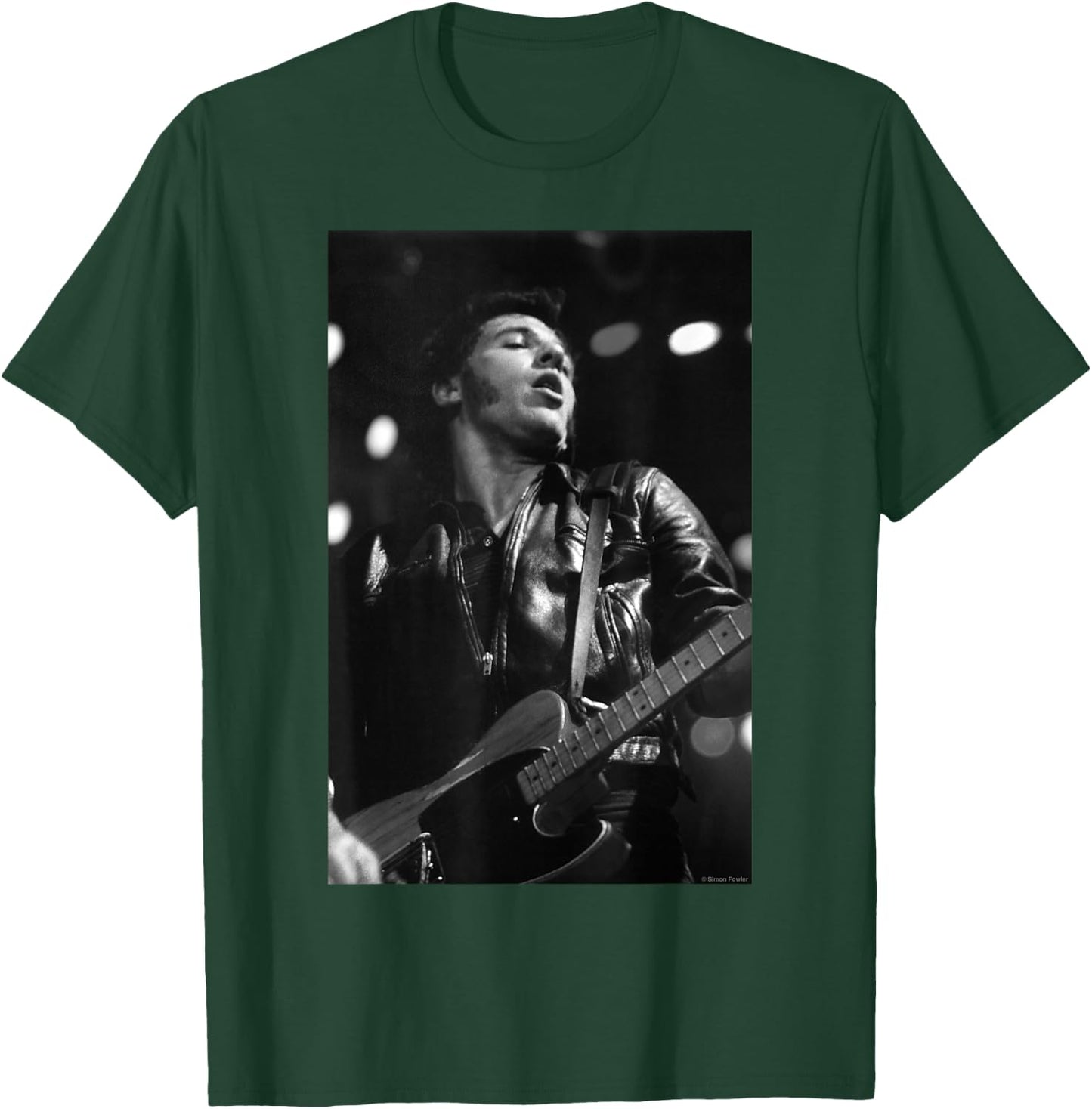Bruce Springsteen Live At Wembley by Simon Fowler , Black, S T-Shirt - T-Shirt | Forest