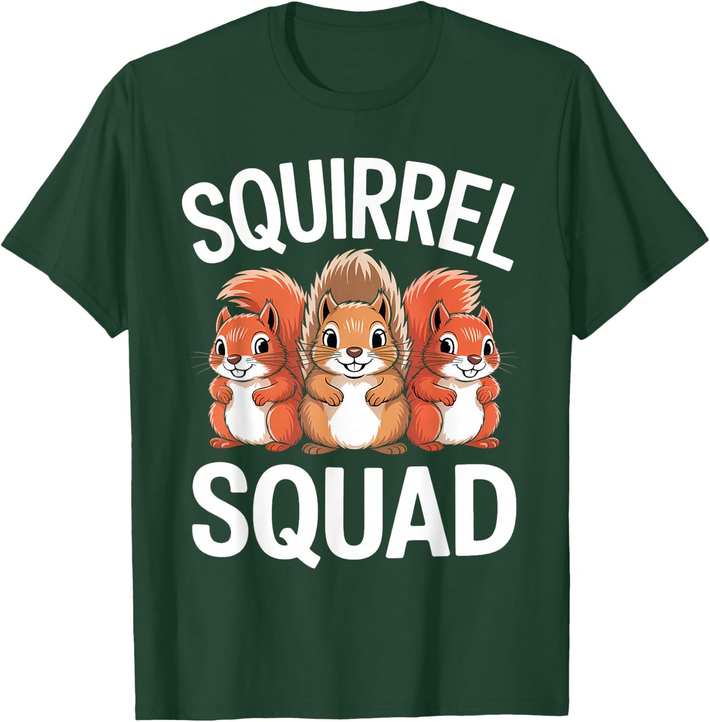Squirrel Squad for Squirrel Lover Kids Cute Squirrel Animal T-Shirt - T-Shirt | Forest
