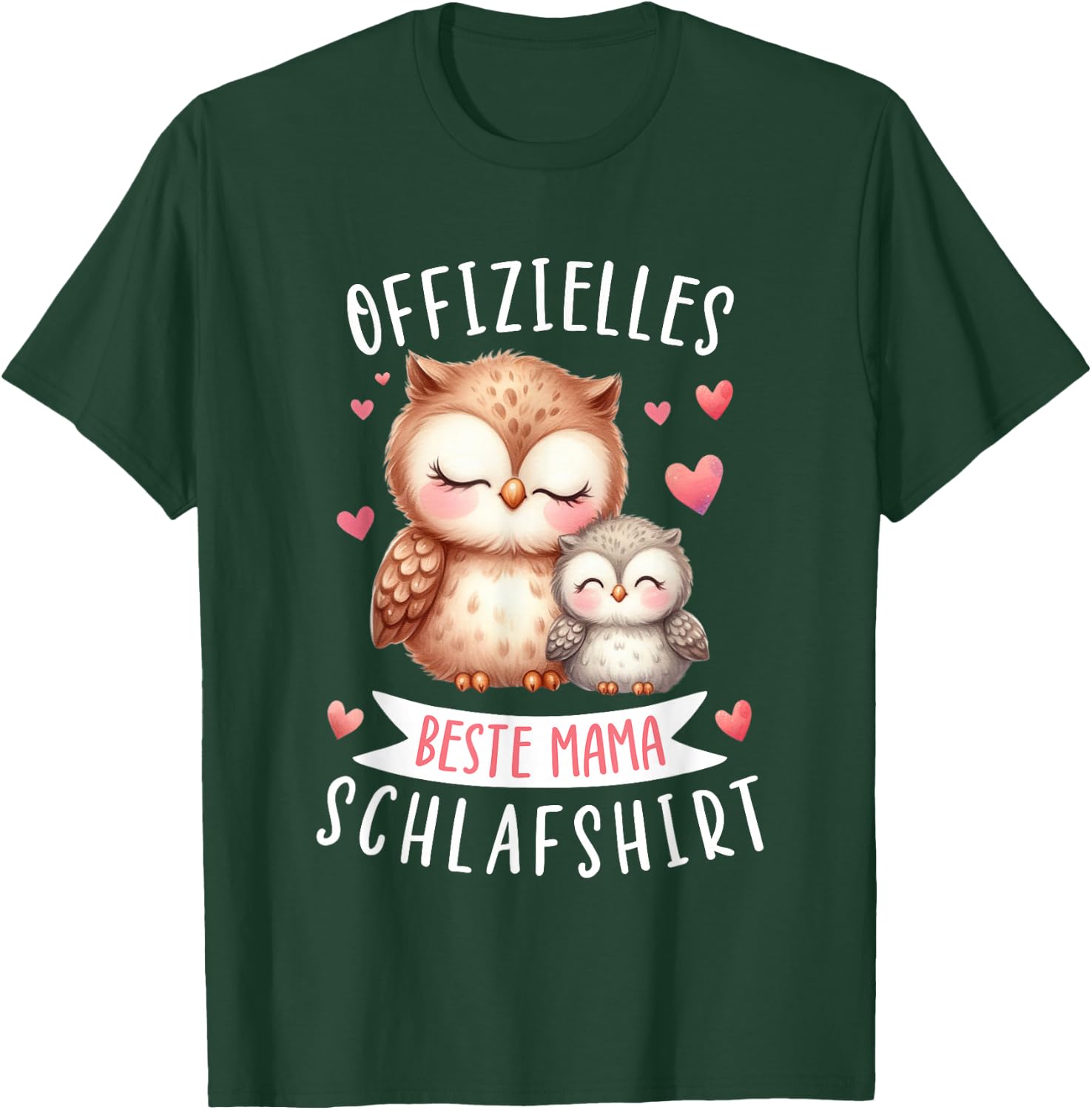 Offizielles Beste Mama Schlafshirt Muttertag Eulen Mama T-Shirt - T-Shirt | Forest