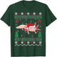 Axolotl Lover Xmas Ugly Santa Hat Axolotl Christmas T-Shirt - T-Shirt | Forest
