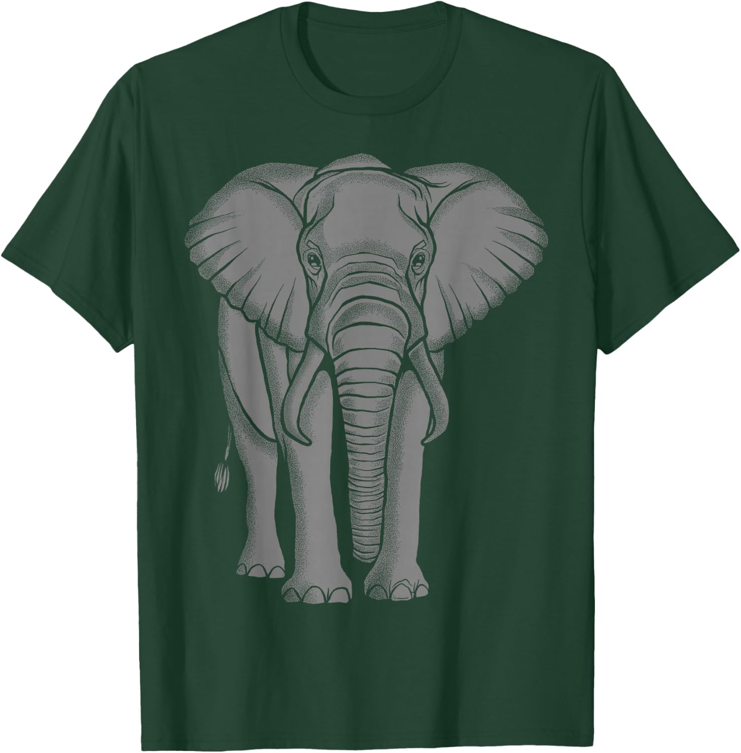 Éléphant Gris T-Shirt - T-Shirt | Forest