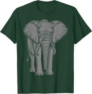 Éléphant Gris T-Shirt - T-Shirt | Forest