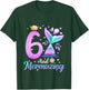 Kids Its My Mermazing 6th Birthday Mermaid Girl Theme 6 Yrs Old T-Shirt - T-Shirt | Forest