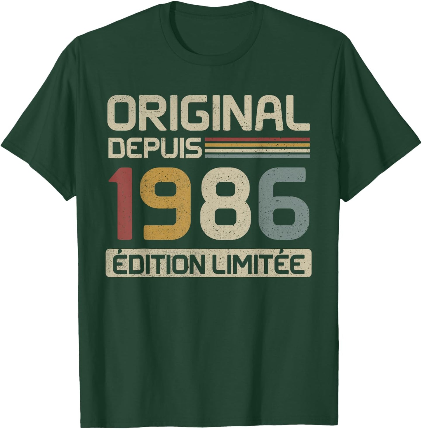 Original 1986 Birthday Gift 39 Years anniv 39 years , Black, S T-Shirt - T-Shirt | Forest
