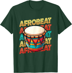 Afrobeat Djembe African Drum Music Djembe Player T-Shirt - T-Shirt | Forest