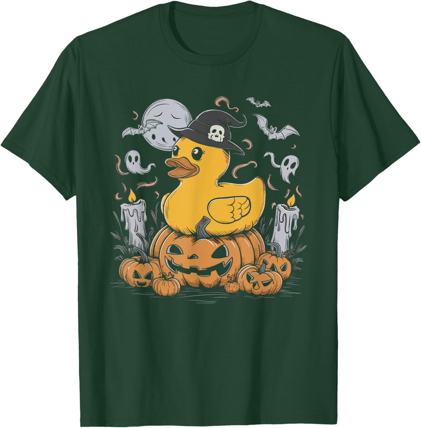 Rubber Duck Witch Rubber Duckie Costume Party T-Shirt - T-Shirt | Forest