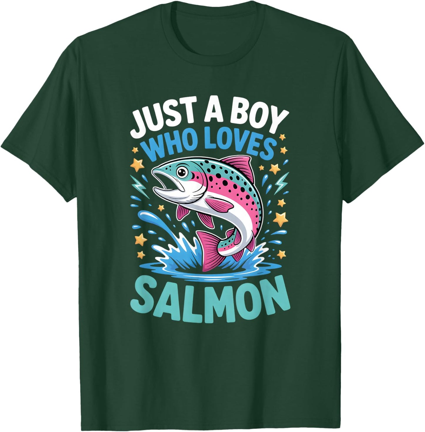 Boys Salmon T-Shirt - T-Shirt | Forest