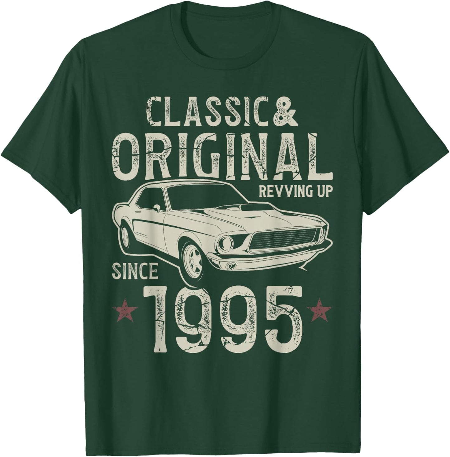 30th Birthday 1995 Classic Car T-Shirt - T-Shirt | Forest