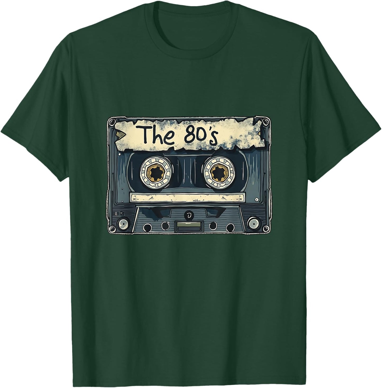 Nostalgic 80's 90's Retro Cassette Mix Tape Throwback Party T-Shirt - T-Shirt | Forest