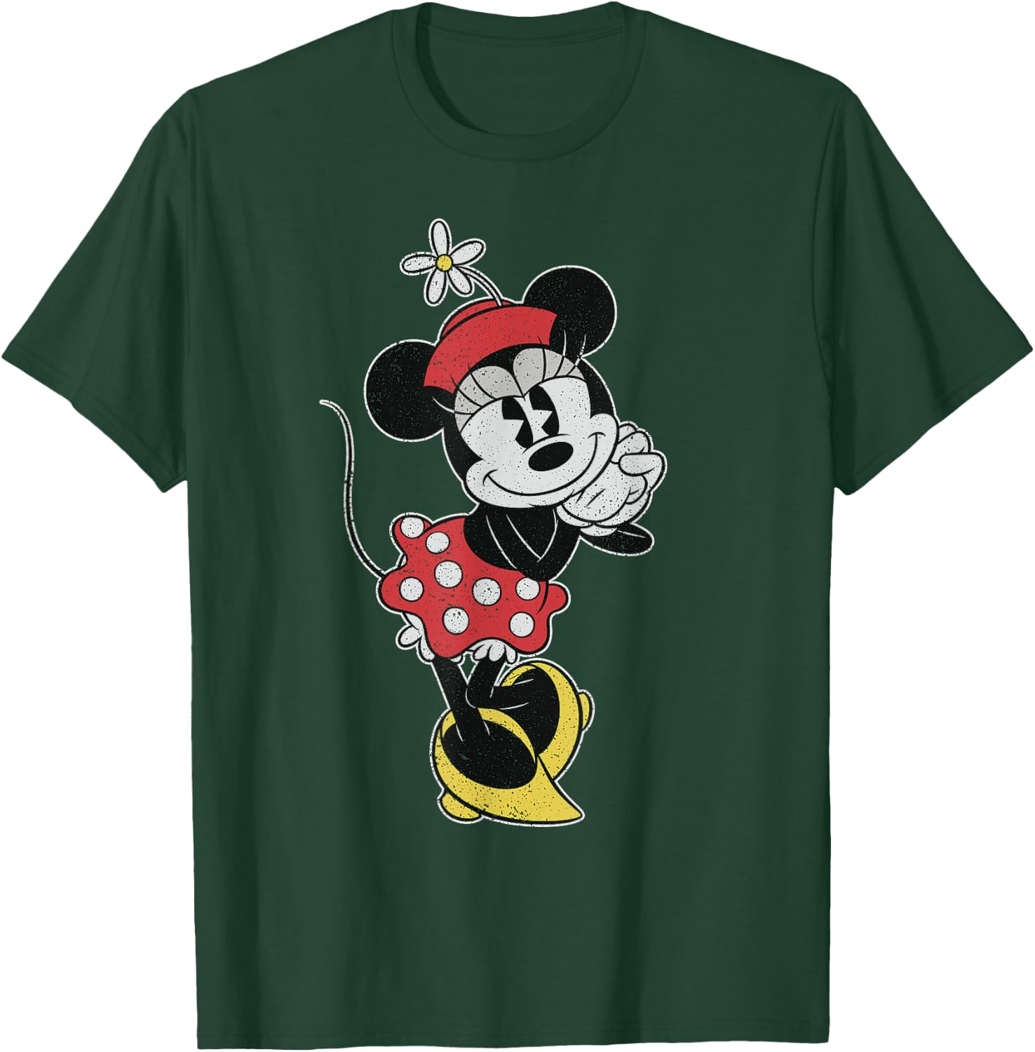 Disney Vintage Minnie Mouse Sweetheart Pose Small T-Shirt - T-Shirt | Forest