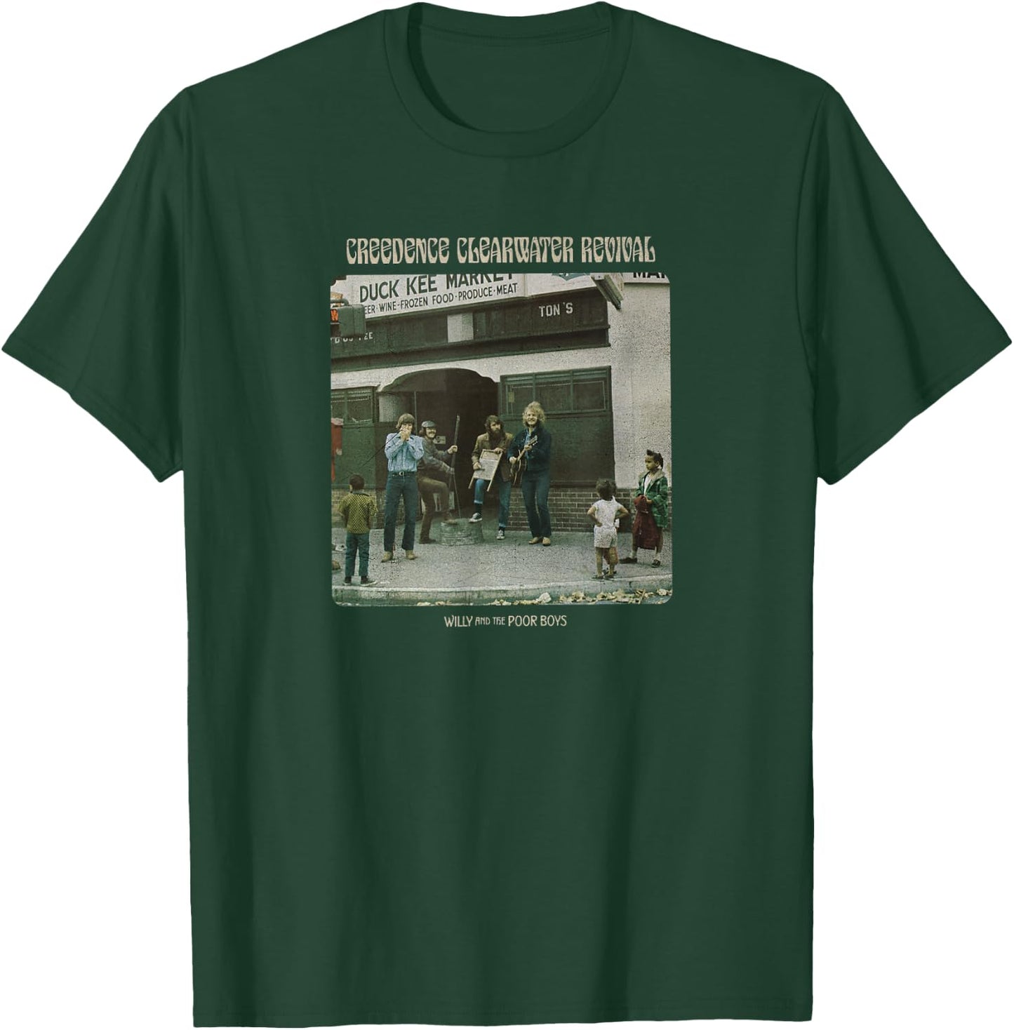 Creedence Clearwater Revival Willy & The Poor Boys , Blue, S T-Shirt - T-Shirt | Forest
