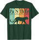 Panther Periodic Table Elements Retro Panther Nerdy T-Shirt - T-Shirt | Forest