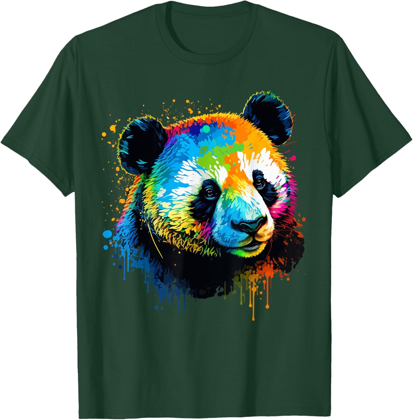 Watercolor Panda T-Shirt - T-Shirt | Forest