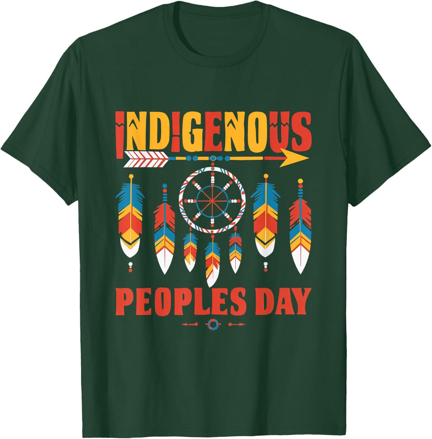 Indigenous Peoples Day Native Heritage Culture Tradition T-Shirt - T-Shirt | Forest