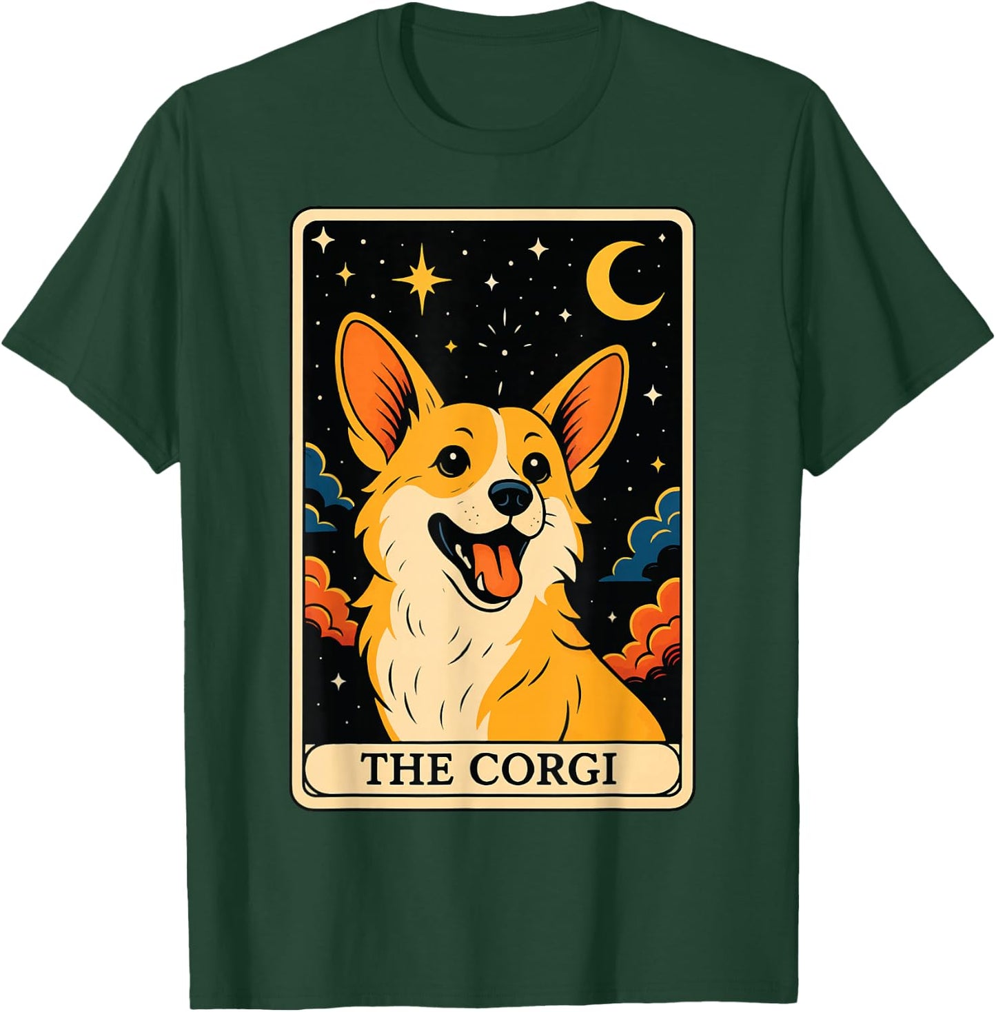 The Corgi Tarot Card T-Shirt - T-Shirt | Forest