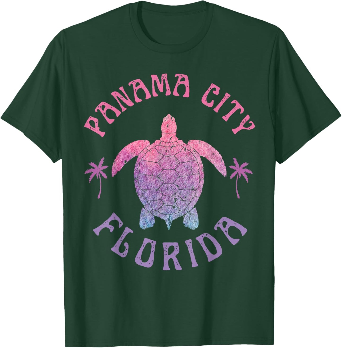 Panama City Beach Florida Sea Turtle Summer Vacation T-Shirt - T-Shirt | Forest