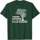 Camping - Think Outside No Box Required T-Shirt - T-Shirt | Forest
