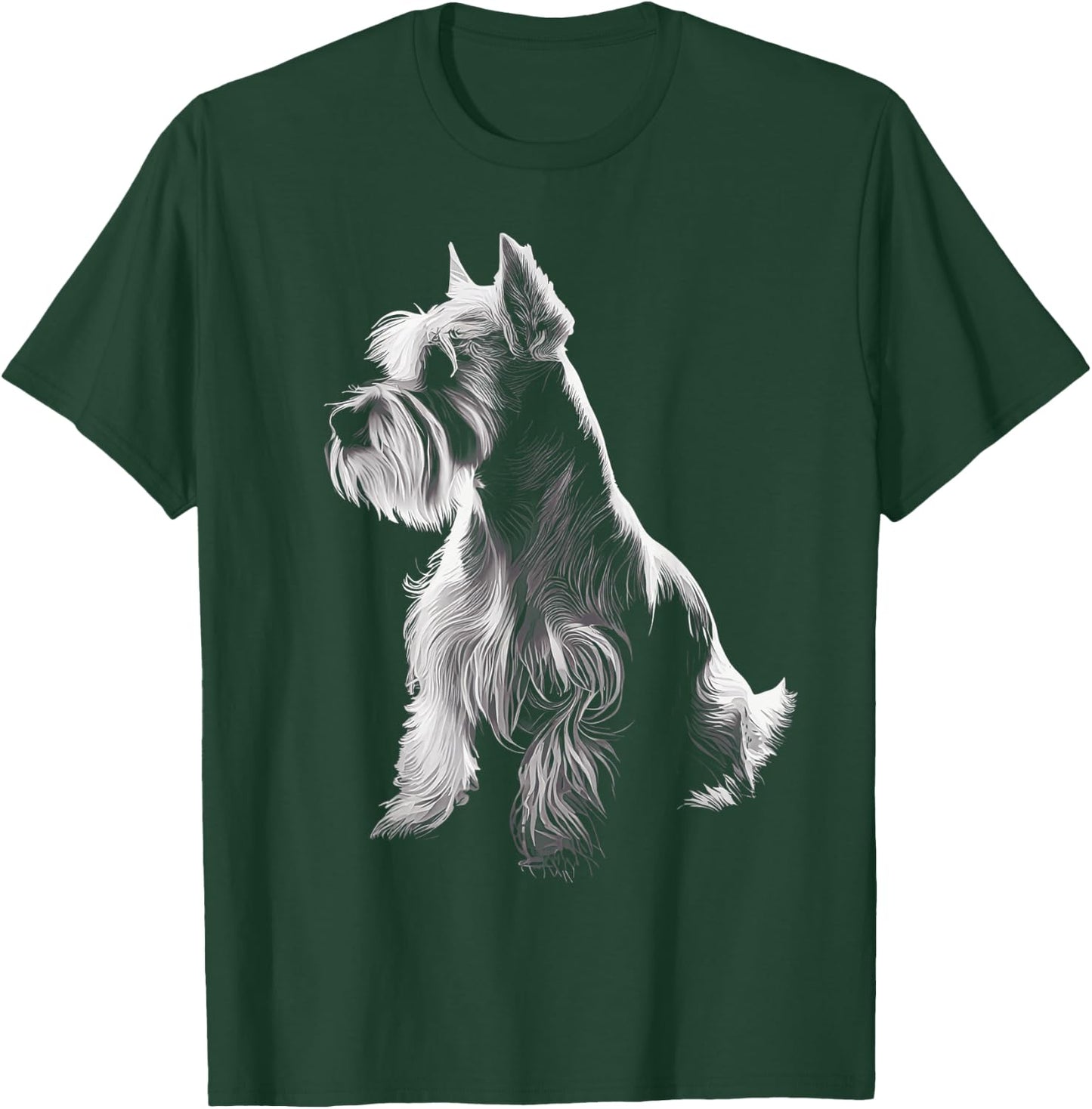 Miniature Schnauzer dog art Miniature Schnauzer T-Shirt - T-Shirt | Forest