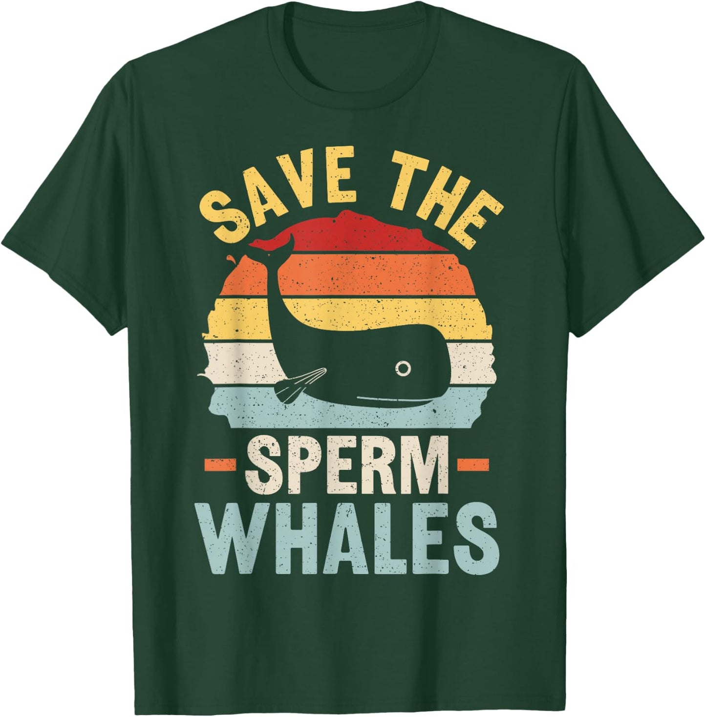 Save the sperm whales Design for a Sperm whale fan T-Shirt - T-Shirt | Forest